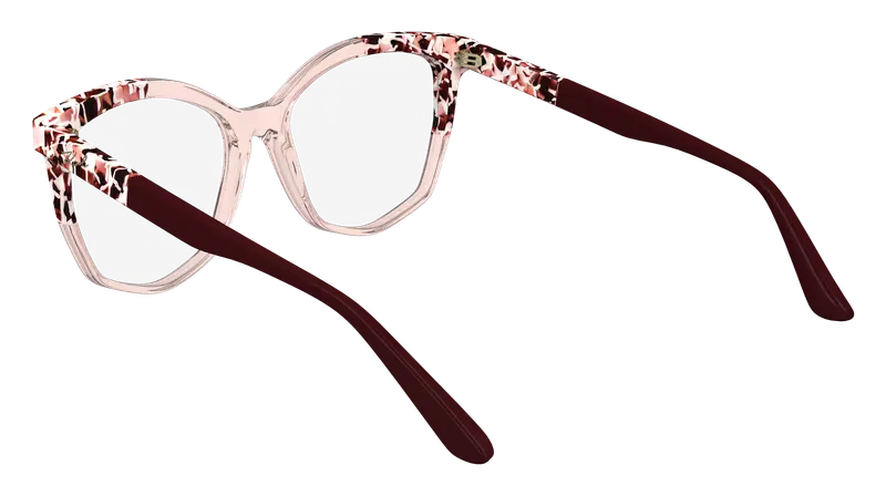 Karl Lagerfeld Donna KL6154 618 Montature da vista Acetato Rosa Squadrata Normale Normale miniatura 2