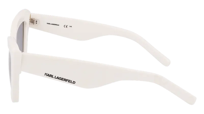 Karl Lagerfeld Occhiali da sole Donna Bianco 862450 miniatura 3