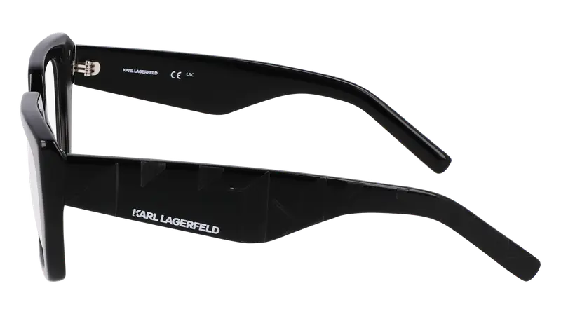 Karl Lagerfeld Donna KL6159 001 Montature da vista Acetato Nero Squadrata Normale Normale miniatura 3