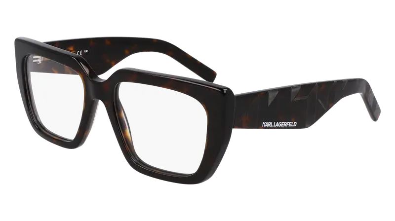 Karl Lagerfeld Donna KL6159 242 Montature da vista Acetato Havana  Squadrata Normale Normale