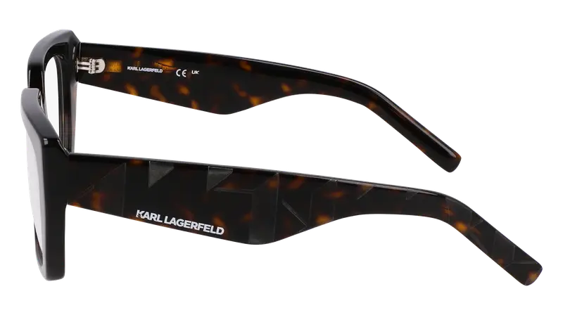 Karl Lagerfeld Donna KL6159 242 Montature da vista Acetato Havana Squadrata Normale Normale miniatura 3