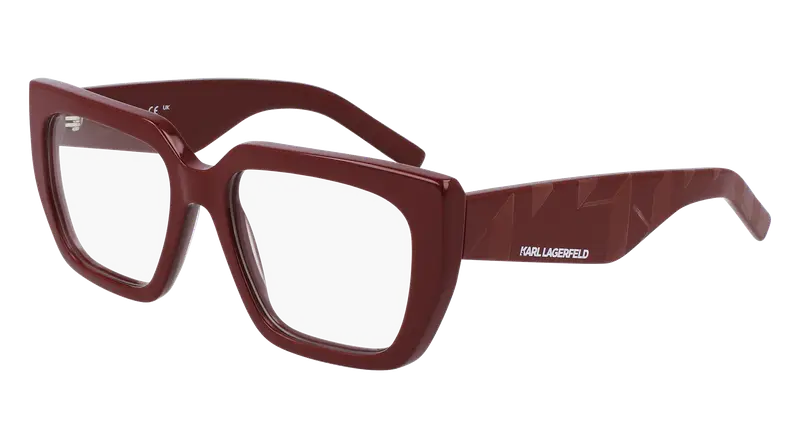 Karl Lagerfeld Donna KL6159 601 Montature da vista Acetato Bordeaux  Squadrata Normale Normale