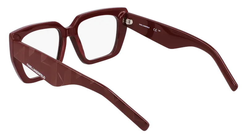 Karl Lagerfeld Donna KL6159 601 Montature da vista Acetato Bordeaux Squadrata Normale Normale miniatura 2