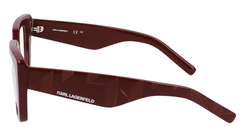 Karl Lagerfeld Donna KL6159 601 Montature da vista Acetato Bordeaux Squadrata Normale Normale miniatura 3