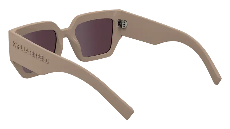 Karl Lagerfeld Occhiali da sole Donna Beige 862475 miniatura 2