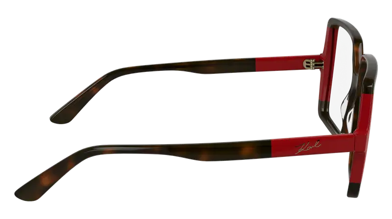 Karl Lagerfeld Donna KL6169 255 Montature da vista Acetato Havana Squadrata Normale miniatura 3