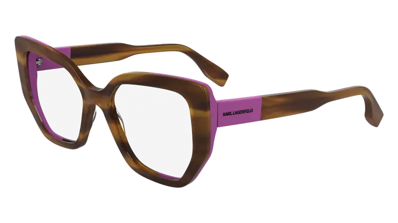 Karl Lagerfeld Donna KL6174 234 Montature da vista Acetato Marrone Cat Eye Normale