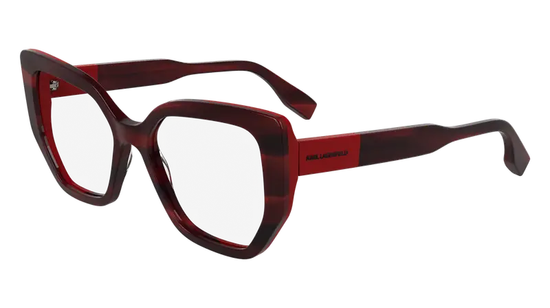 Karl Lagerfeld Donna KL6174 609 Montature da vista Acetato Rosso Cat Eye Normale