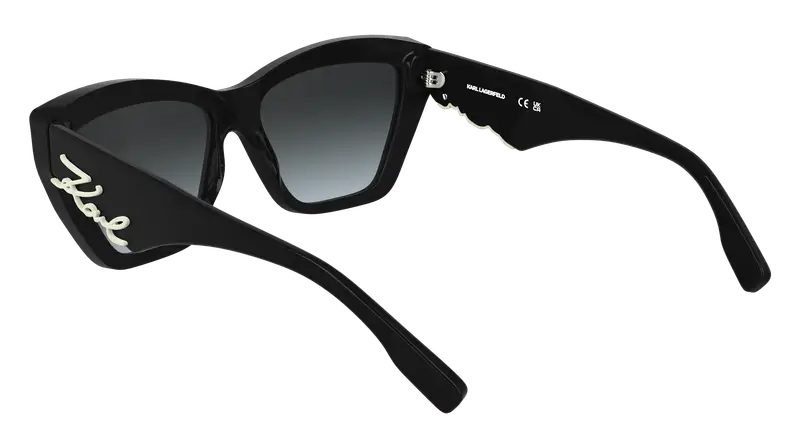 Karl Lagerfeld Occhiali da sole Donna Nero 862637 miniatura 3