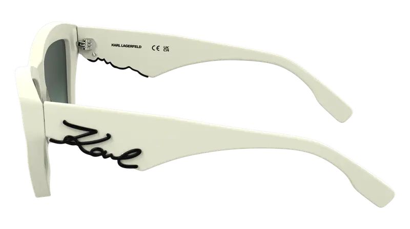 Karl Lagerfeld Occhiali da sole Donna Bianco 862638 miniatura 2