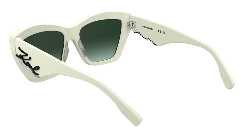 Karl Lagerfeld Occhiali da sole Donna Bianco 862638 miniatura 3