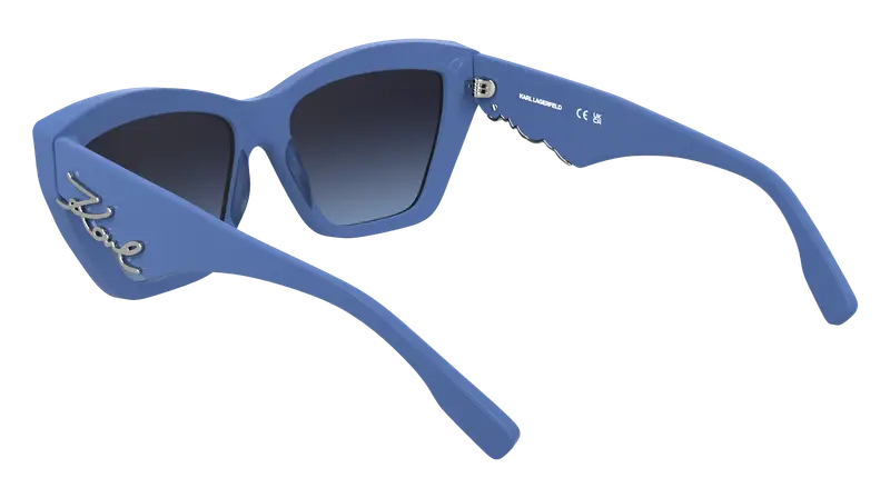 Karl Lagerfeld Occhiali da sole Donna Blu 862640 miniatura 3
