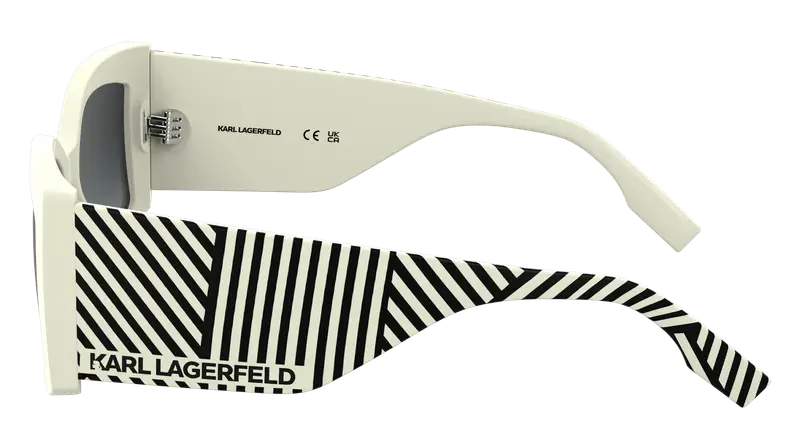 Karl Lagerfeld Occhiali da sole Donna Bianco 862610 miniatura 2