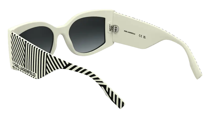 Karl Lagerfeld Occhiali da sole Donna Bianco 862610 miniatura 3