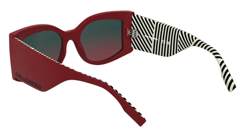 Karl Lagerfeld Occhiali da sole Donna Rosso 862612 miniatura 3