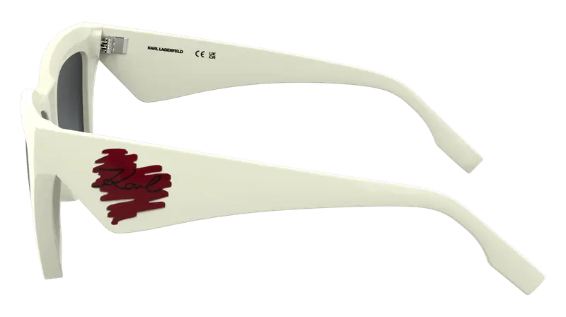 Karl Lagerfeld Occhiali da sole Donna Bianco 862601 miniatura 2