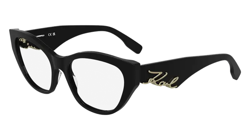 Karl Lagerfeld Donna KL6189 001 Montature da vista Acetato Nero Cat Eye Normale