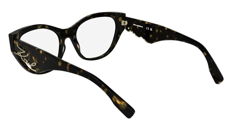 Karl Lagerfeld Donna KL6189 242 Montature da vista Acetato Havana Cat Eye Normale miniatura 3