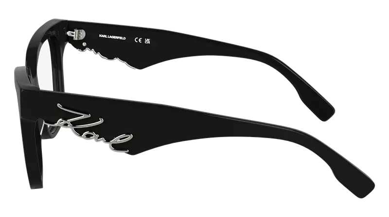 Karl Lagerfeld Donna KL6190 001 Montature da vista Acetato Nero Squadrata Normale miniatura 2