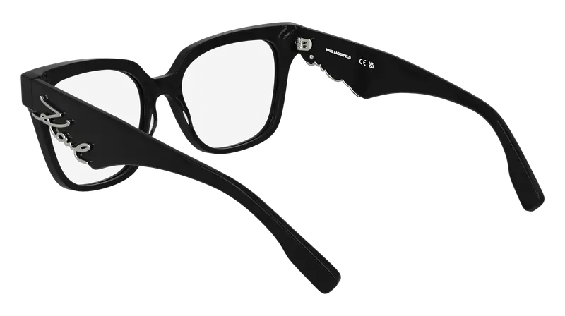 Karl Lagerfeld Donna KL6190 001 Montature da vista Acetato Nero Squadrata Normale miniatura 3
