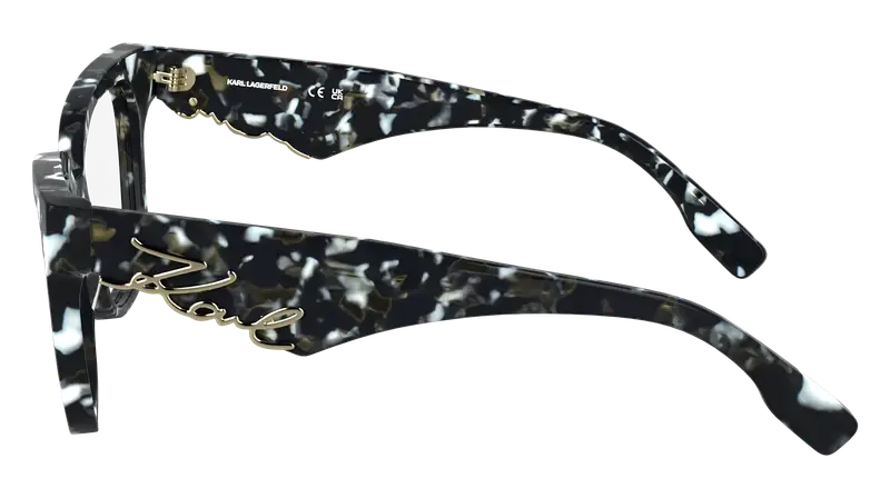 Karl Lagerfeld Donna KL6190 016 Montature da vista Acetato Nero Squadrata Normale miniatura 2