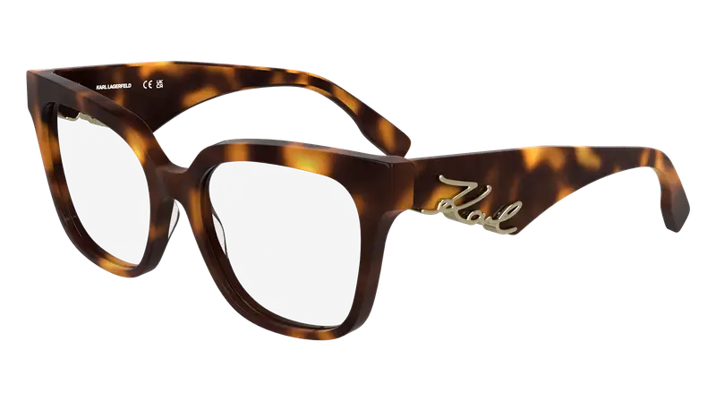 Karl Lagerfeld Donna KL6190 240 Montature da vista Acetato Havana  Squadrata Normale