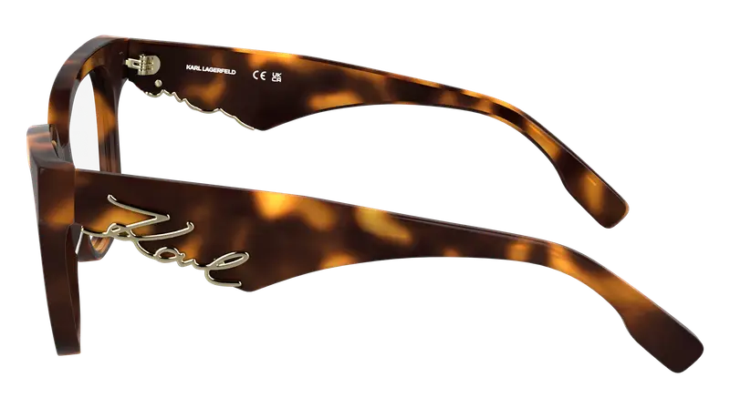 Karl Lagerfeld Donna KL6190 240 Montature da vista Acetato Havana Squadrata Normale miniatura 2