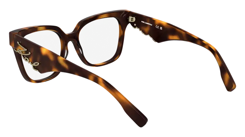 Karl Lagerfeld Donna KL6190 240 Montature da vista Acetato Havana Squadrata Normale miniatura 3