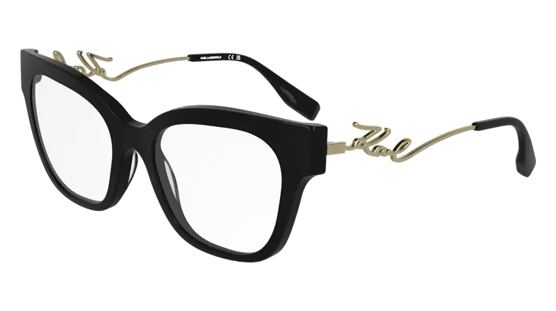 Karl Lagerfeld Donna KL6191 001 Montature da vista Acetato Nero Squadrata Normale