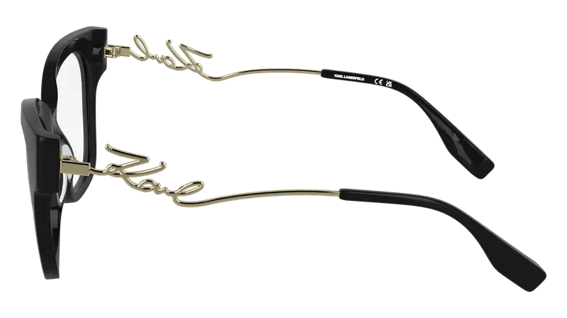 Karl Lagerfeld Donna KL6191 001 Montature da vista Acetato Nero Squadrata Normale miniatura 2