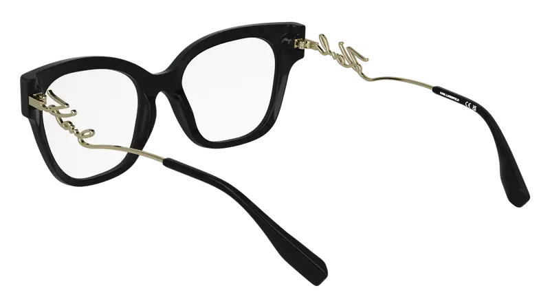 Karl Lagerfeld Donna KL6191 001 Montature da vista Acetato Nero Squadrata Normale miniatura 3