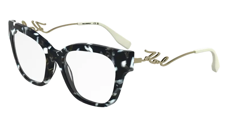 Karl Lagerfeld Donna KL6191 016 Montature da vista Acetato Nero Squadrata Normale