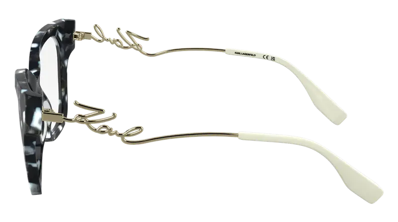 Karl Lagerfeld Donna KL6191 016 Montature da vista Acetato Nero Squadrata Normale miniatura 2