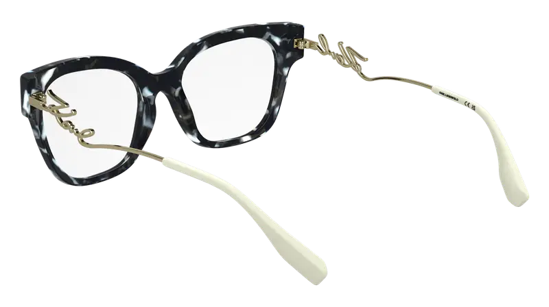 Karl Lagerfeld Donna KL6191 016 Montature da vista Acetato Nero Squadrata Normale miniatura 3