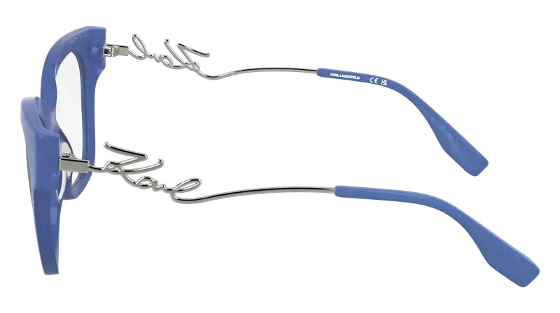 Karl Lagerfeld Donna KL6191 423 Montature da vista Acetato Blu Squadrata Normale miniatura 2