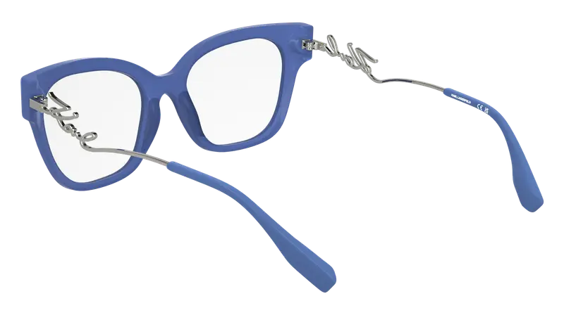 Karl Lagerfeld Donna KL6191 423 Montature da vista Acetato Blu Squadrata Normale miniatura 3