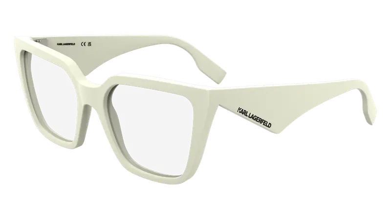 Karl Lagerfeld Donna KL6194 105 Montature da vista Bio-iniettato Bianco  Squadrata Normale