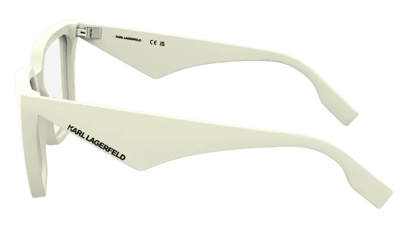 Karl Lagerfeld Donna KL6194 105 Montature da vista Bio-iniettato Bianco Squadrata Normale miniatura 2