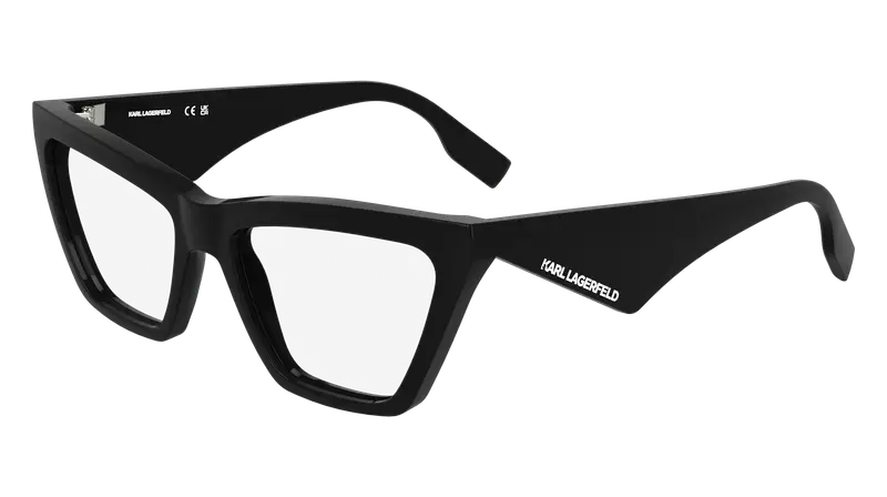 Karl Lagerfeld Donna KL6195 001 Montature da vista Bio-iniettato Nero Cat Eye Normale