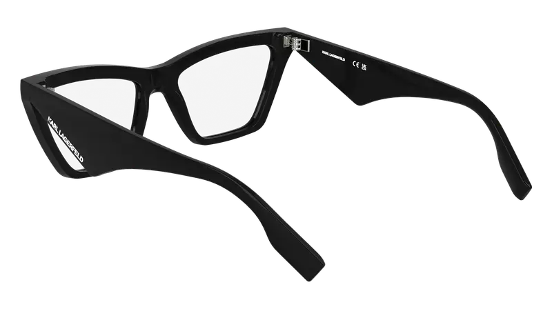 Karl Lagerfeld Donna KL6195 001 Montature da vista Bio-iniettato Nero Cat Eye Normale miniatura 3
