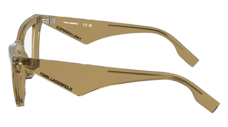 Karl Lagerfeld Donna KL6195 210 Montature da vista Bio-iniettato Marrone Cat Eye Normale miniatura 2