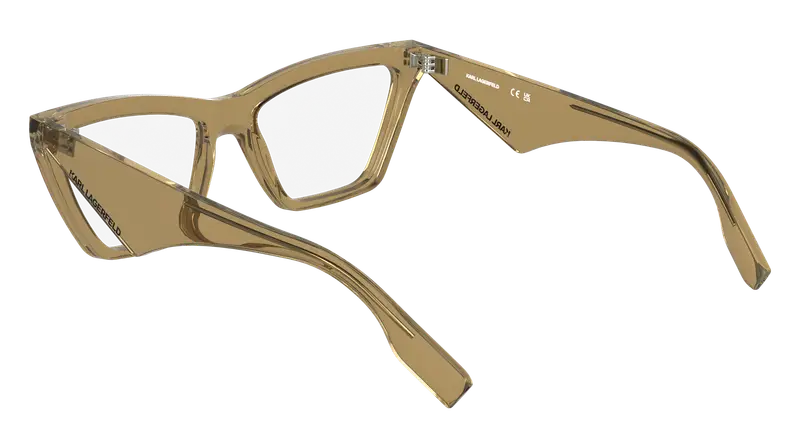 Karl Lagerfeld Donna KL6195 210 Montature da vista Bio-iniettato Marrone Cat Eye Normale miniatura 3