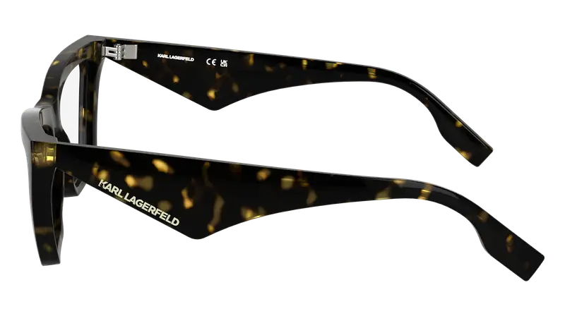 Karl Lagerfeld Donna KL6195 242 Montature da vista Bio-iniettato Havana Cat Eye Normale miniatura 2