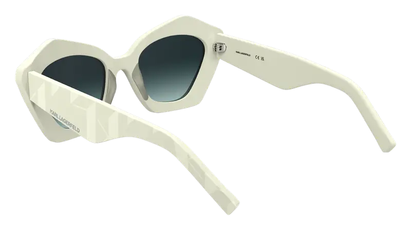 Karl Lagerfeld Occhiali da sole Donna Bianco 862590 miniatura 3