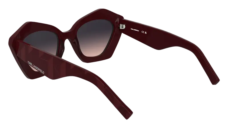 Karl Lagerfeld Occhiali da sole Donna Bordeaux 862593 miniatura 3