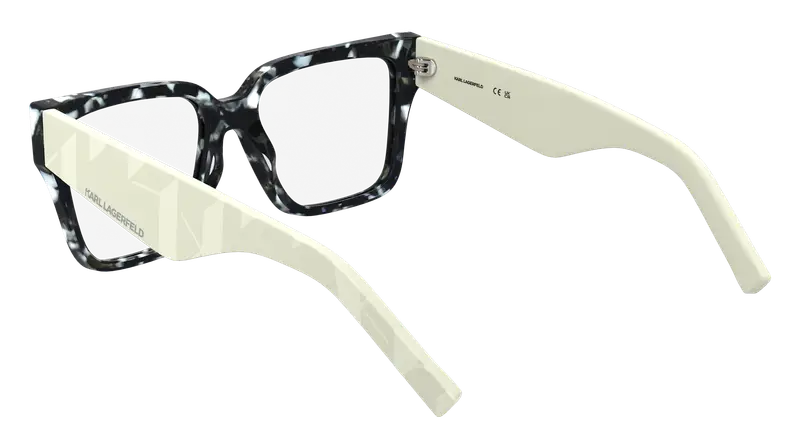 Karl Lagerfeld Donna KL6201 016 Montature da vista Acetato Nero Squadrata Normale miniatura 3