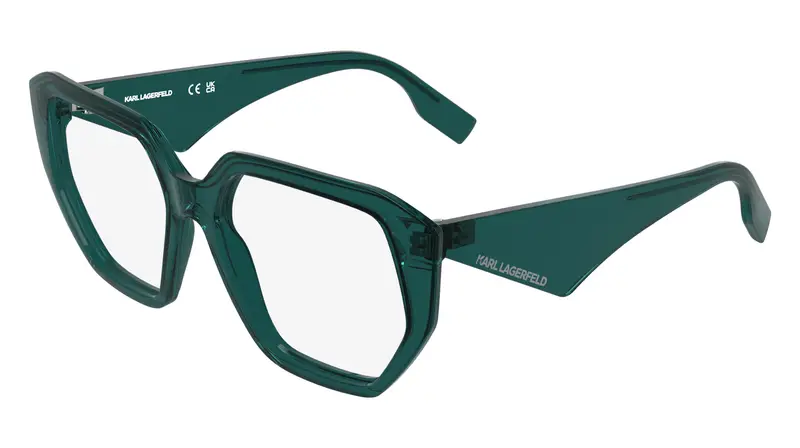 Donna KL6213 425 Montature da vista Bio-iniettato Petrolio Squadrata Normale