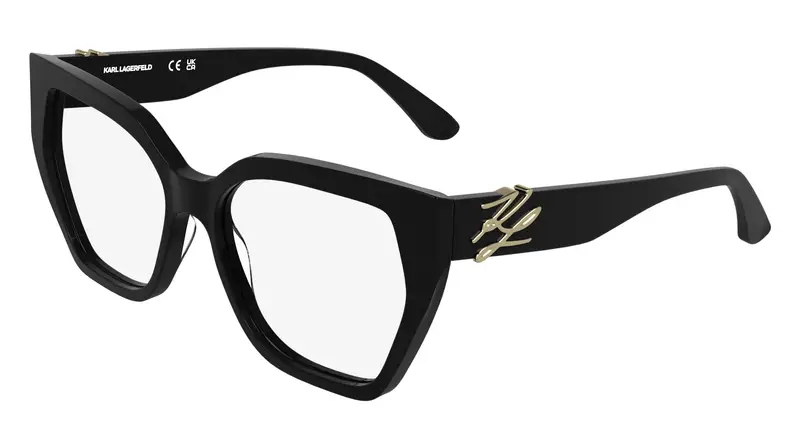 Donna KL6214 001 Montature da vista Acetato Nero Squadrata Normale
