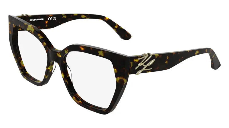 Donna KL6214 242 Montature da vista Acetato Havana Squadrata Normale