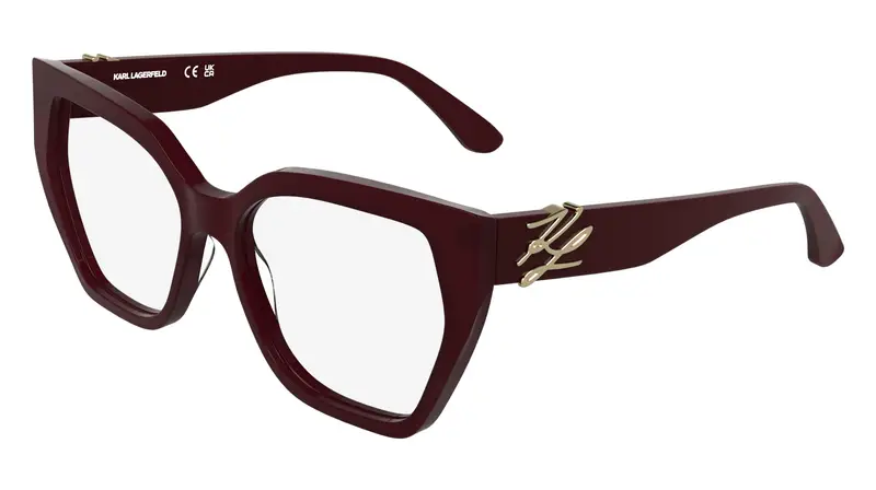 Donna KL6214 600 Montature da vista Acetato Rosso Squadrata Normale